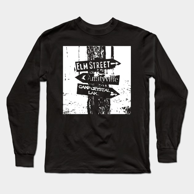 road to... Long Sleeve T-Shirt by horrorshirt